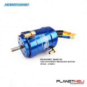 HobbyWing Seaking 3660 3180KV with water cooling system 4-pole brushless motor sensorless for RC boats
